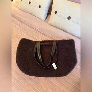 NWT GAP Sherpa Tote Bag